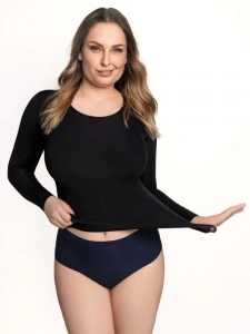 KOSZULKA CORIN KYLIE 51770 Z RĘKAWEM 3/4 CZARNA