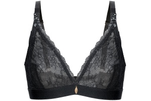 Biustonosz do karmienia bez fiszbin Momtobe Sensi Light Black